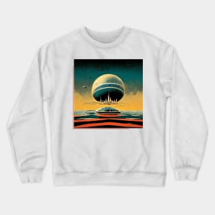 Futuristic Space Galaxy Art Crewneck Sweatshirt